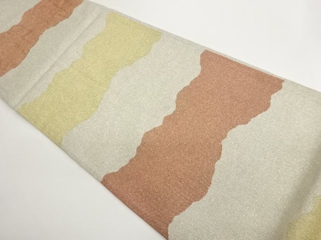 JAPANESE KIMONO / FUKURO OBI / WOVEN STRIPE 